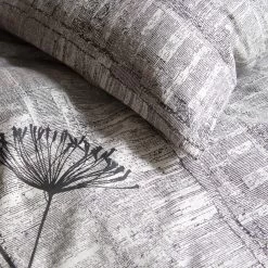 Damai Dekbedovertrek Warda - Katoen - 200x200/220 Cm - Anthracite -Bedbekleding schommelt. 1000035310 0102