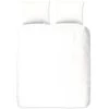 Good Morning Dekbedovertrek "uni White" - Wit - (140x220 Cm)