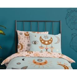 Good Morning Dekbedovertrek "Magic" - Multi - (140x220 Cm) -Bedbekleding schommelt. 1000035741 0110