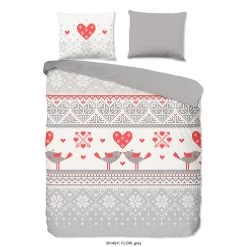 Good Morning Dekbedovertrek "Flow" - Grijs - (240x220 Cm)