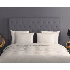 Good Morning Dekbedovertrek "uni L.sand" - Zand - (240x220 Cm) -Bedbekleding schommelt. 1000035883 0111