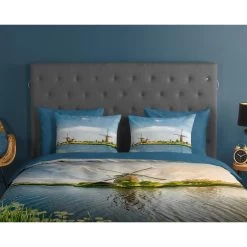 Good Morning Dekbedovertrek "Windmill" - Multi - (140x220 Cm) -Bedbekleding schommelt. 1000035972 0110