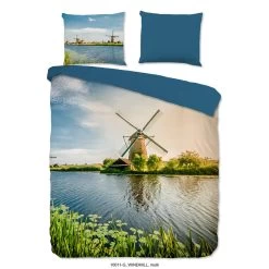 Good Morning Dekbedovertrek "Windmill" - Multi - (140x220 Cm)