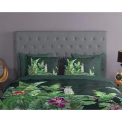 Good Morning Dekbedovertrek "Cato" - Groen - (140x220 Cm) 6 Good Morning Dekbedovertrek "Cato" - Groen - (140x220 Cm) -Bedbekleding schommelt. 1000035995 0110