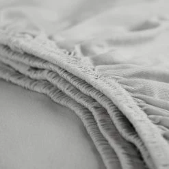 Cinderella - Hoeslaken (tot 25 Cm) - Jersey - 160x200 Cm - Light Grey -Bedbekleding schommelt. 1000036396 0102