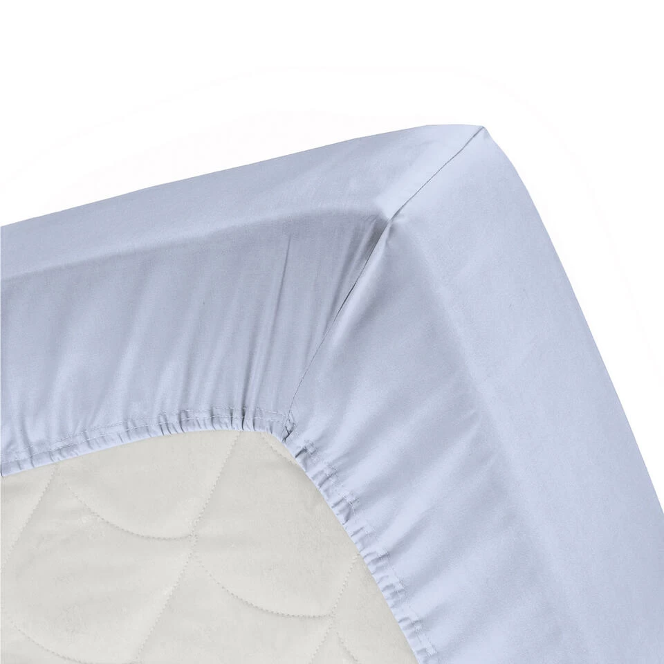 Cinderella Hoeslaken - Tot 25cm Matrasdikte - Jersey - 180x210/220 Cm - Blauw 2 Cinderella Hoeslaken - Tot 25cm Matrasdikte - Jersey - 180x210/220 Cm - Blauw - Afbeelding 2