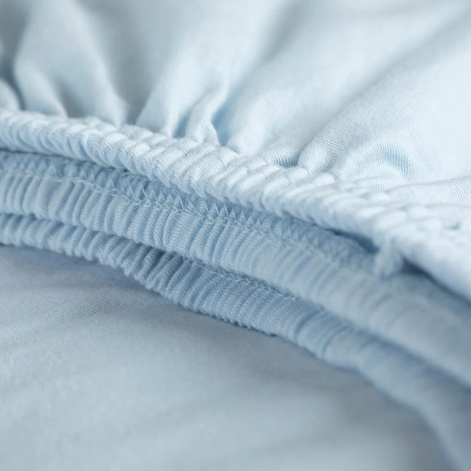 Cinderella Hoeslaken - Tot 25cm Matrasdikte - Jersey - 180x210/220 Cm - Blauw 3 Cinderella Hoeslaken - Tot 25cm Matrasdikte - Jersey - 180x210/220 Cm - Blauw - Afbeelding 3
