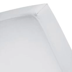 Cinderella Sundays - Hoeslaken (tot 25 Cm) - Satijn - 90x210 Cm - Light Grey