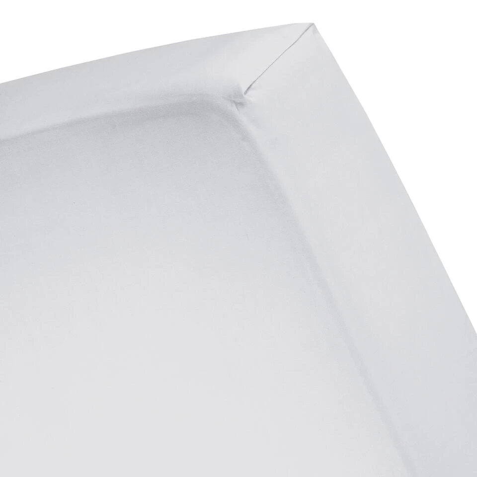 Cinderella Sundays - Hoeslaken (tot 25 Cm) - Satijn - 90x210 Cm - Light Grey 1 Cinderella Sundays - Hoeslaken (tot 25 Cm) - Satijn - 90x210 Cm - Light Grey