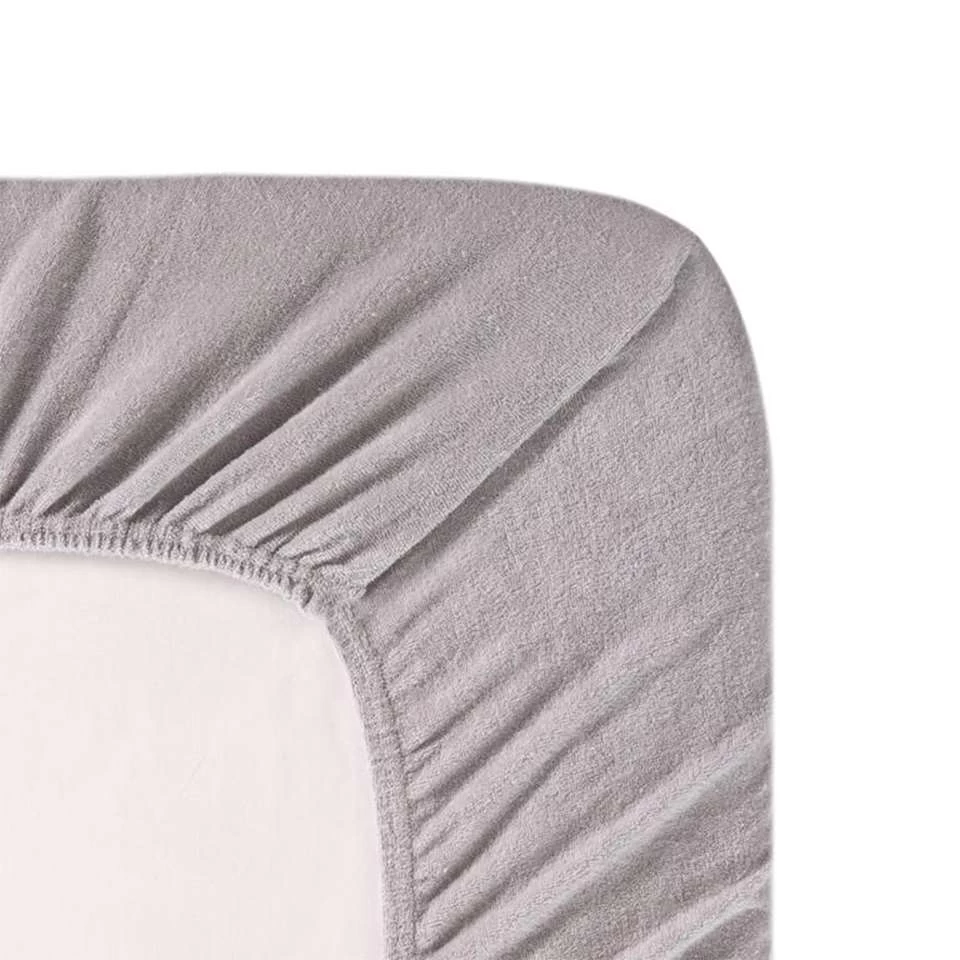 Cinderella Badstof Hoeslaken Light Grey-120 X 200 Cm 3 Cinderella Badstof Hoeslaken Light Grey-120 X 200 Cm - Afbeelding 3