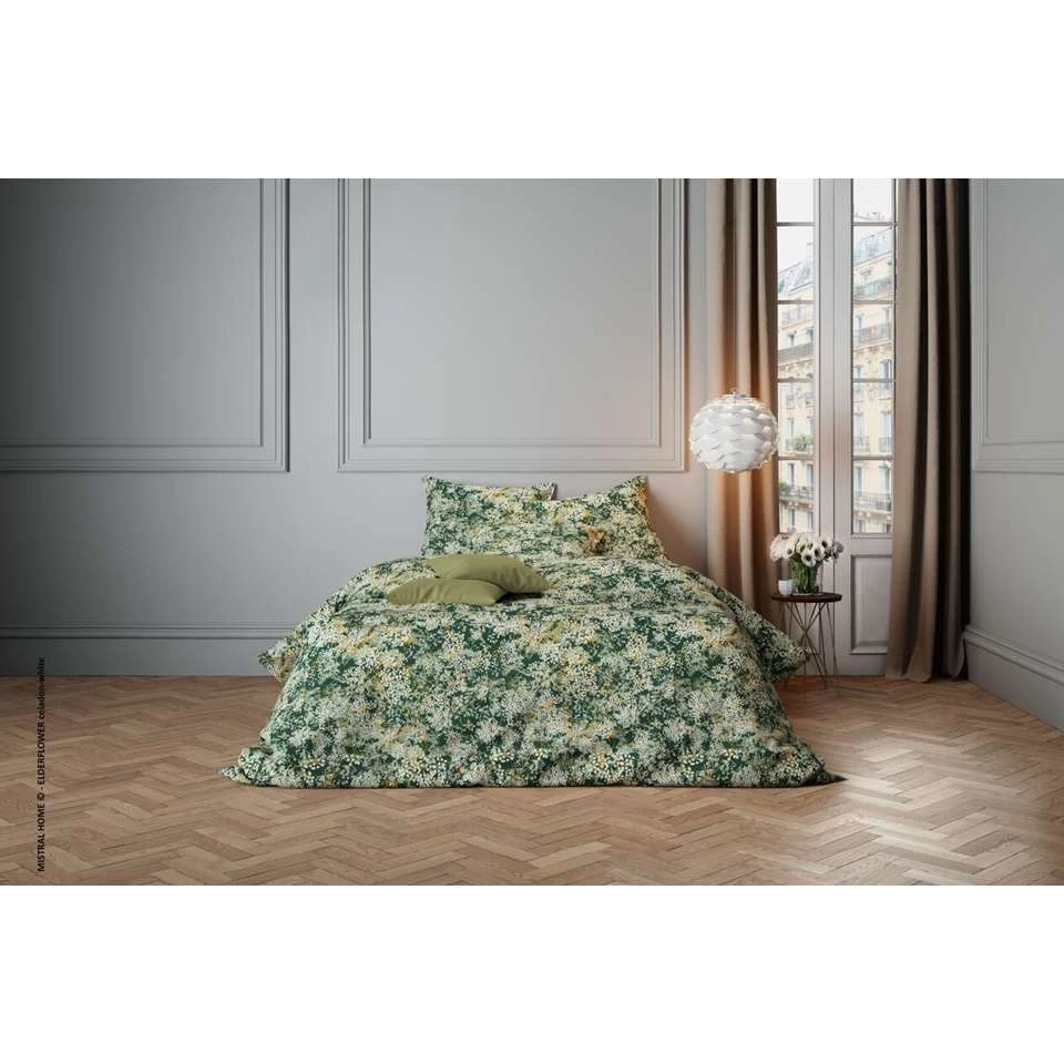 Mistral Home Dekbedovertrek 100% Katoen Satijn Elderflower 260x240 Cm 2 Mistral Home Dekbedovertrek 100% Katoen Satijn Elderflower 260x240 Cm - Afbeelding 2