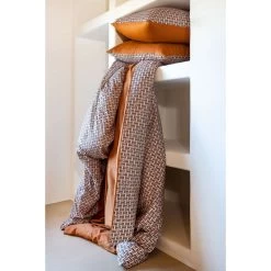 Mistral Home Dekbedovertrek 100% Katoen Satijn Wadi 260x240 Cm -Bedbekleding schommelt. 1000038717 0103