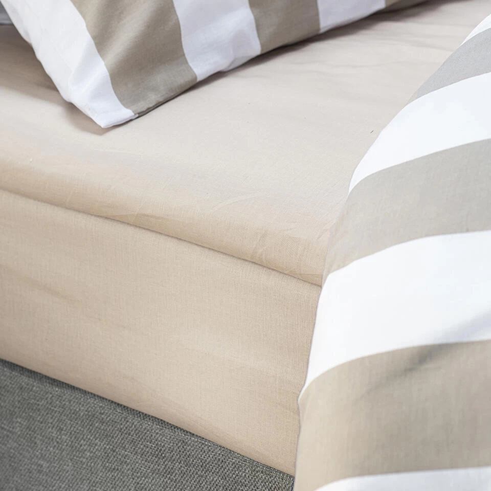 Cinderella Dekbedovertrek Jacky - Katoen - 260x200/220 Cm - Natural 4 Cinderella Dekbedovertrek Jacky - Katoen - 260x200/220 Cm - Natural - Afbeelding 4