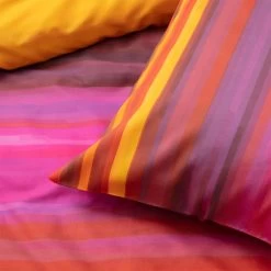 Damai Dekbedovertrek Lucid - Satijn - 200x200/220 Cm - Orange -Bedbekleding schommelt. 1000042978 0103