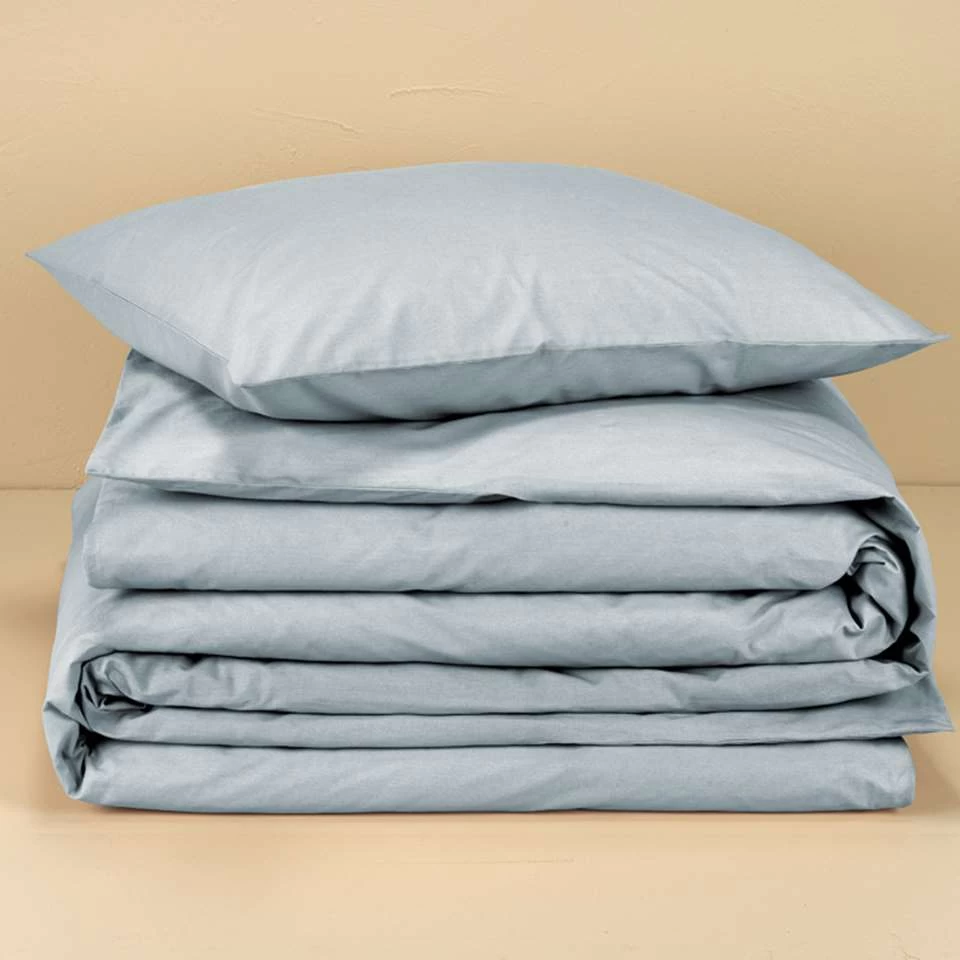 Moodit Dekbedovertrek Basil Stone Blue - Eenpersoons - 140 X 220 Cm - Katoen 4 Moodit Dekbedovertrek Basil Stone Blue - Eenpersoons - 140 X 220 Cm - Katoen - Afbeelding 4