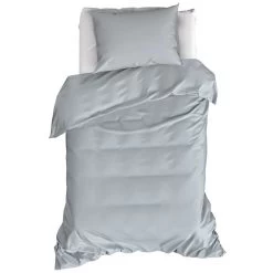 Moodit Dekbedovertrek Basil Stone Blue - Eenpersoons - 140 X 220 Cm - Katoen