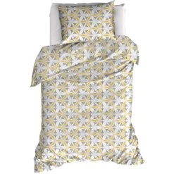 Moodit Dekbedovertrek Odil Delta - Eenpersoons - 140 X 220 Cm - Katoen