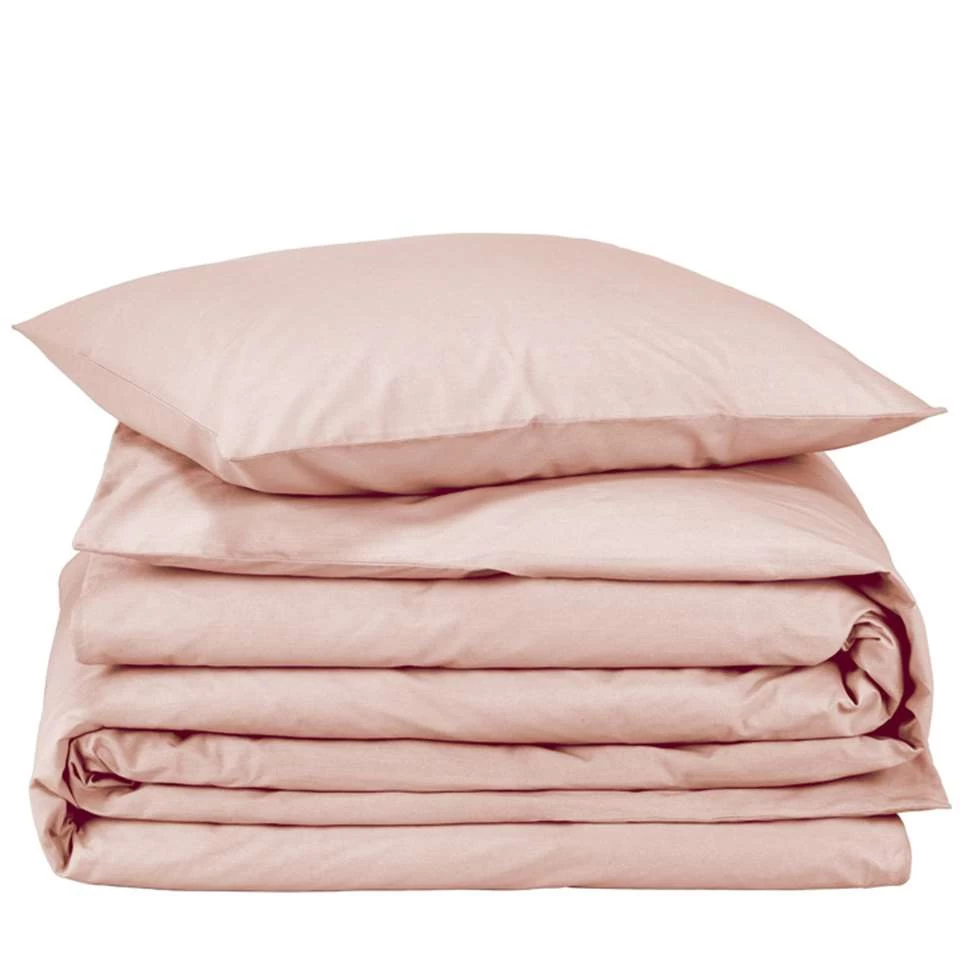 Moodit Dekbedovertrek Basil Pearl Pink - Eenpersoons - 140 X 220 Cm - Katoen 3 Moodit Dekbedovertrek Basil Pearl Pink - Eenpersoons - 140 X 220 Cm - Katoen - Afbeelding 3
