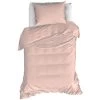Moodit Dekbedovertrek Basil Pearl Pink - Eenpersoons - 140 X 220 Cm - Katoen