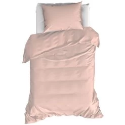 Moodit Dekbedovertrek Basil Pearl Pink - Eenpersoons - 140 X 220 Cm - Katoen