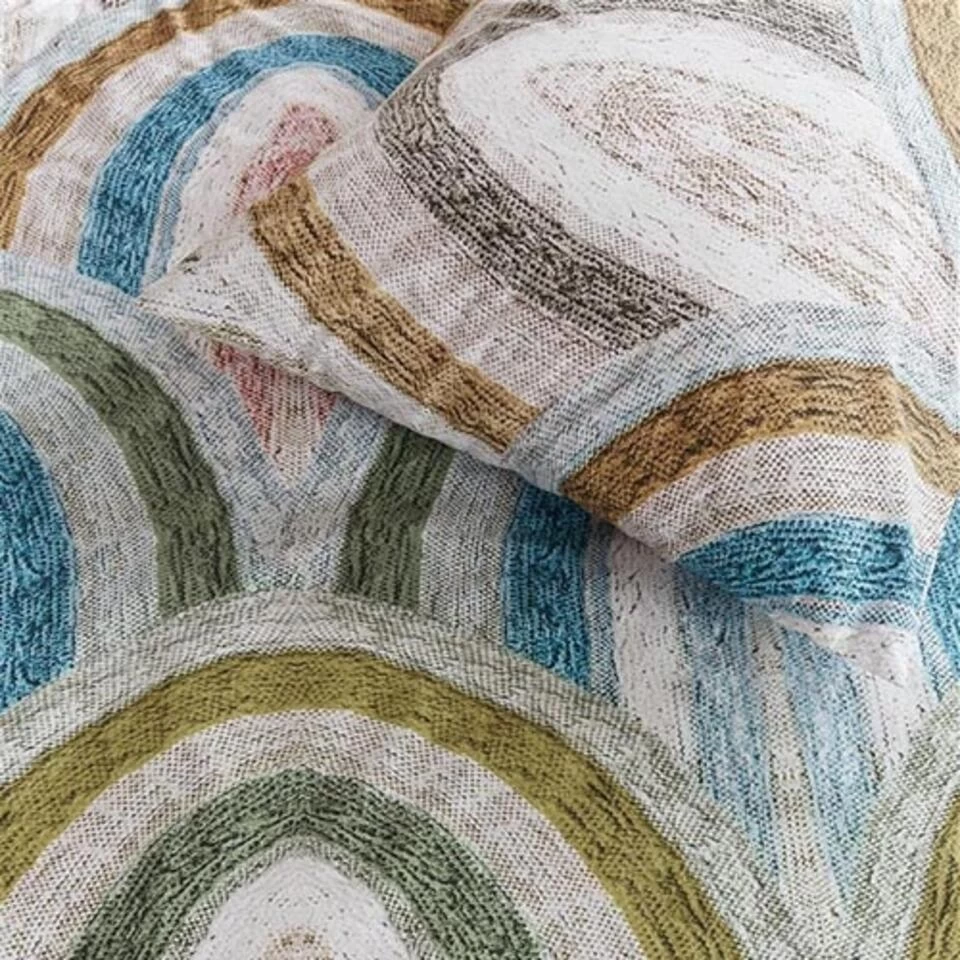 Ariadne At Home Dekbedovertrek Rainbow Brights-2-persoons (200 X 200/220 Cm) 3 Ariadne At Home Dekbedovertrek Rainbow Brights-2-persoons (200 X 200/220 Cm) - Afbeelding 3