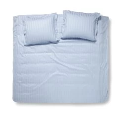 Damai Dekbedovertrek Katoen-satijn - 260x260/220cm - Blauw