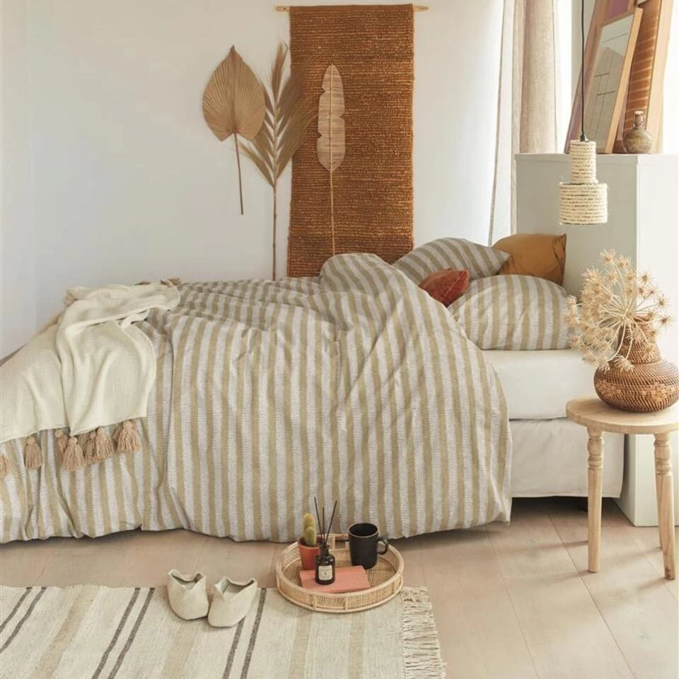 Ariadne At Home Dekbedovertrek Knit Stripes Naturel-1-persoons (140 X 200/220... 3 Ariadne At Home Dekbedovertrek Knit Stripes Naturel-1-persoons (140 X 200/220... - Afbeelding 3