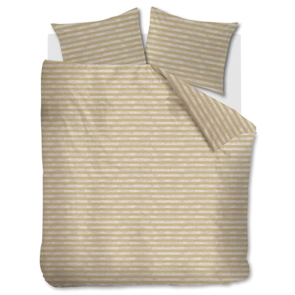 Ariadne At Home Dekbedovertrek Knit Stripes Naturel-1-persoons (140 X 200/220... 1 Ariadne At Home Dekbedovertrek Knit Stripes Naturel-1-persoons (140 X 200/220...