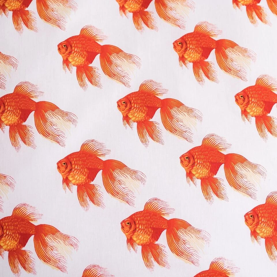 Animal Pictures Dekbedovertrek, Goudvis - Eenpersoons - 140 X 200 Cm - Katoen 3 Animal Pictures Dekbedovertrek, Goudvis - Eenpersoons - 140 X 200 Cm - Katoen - Afbeelding 3