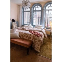 Dindi Home - Dekbedovertrek Sweet Leaves - 140x220 Cm - Roze 7 Dindi Home - Dekbedovertrek Sweet Leaves - 140x220 Cm - Roze -Bedbekleding schommelt. 1000054433 0103