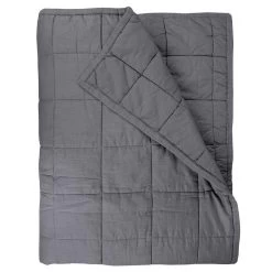 Walra - Plaid Luxury Touch - 240x260 Cm - Antraciet