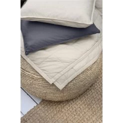 Walra - Plaid Luxury Touch - 240x260 Cm - Naturel -Bedbekleding schommelt. 1000054544 0103