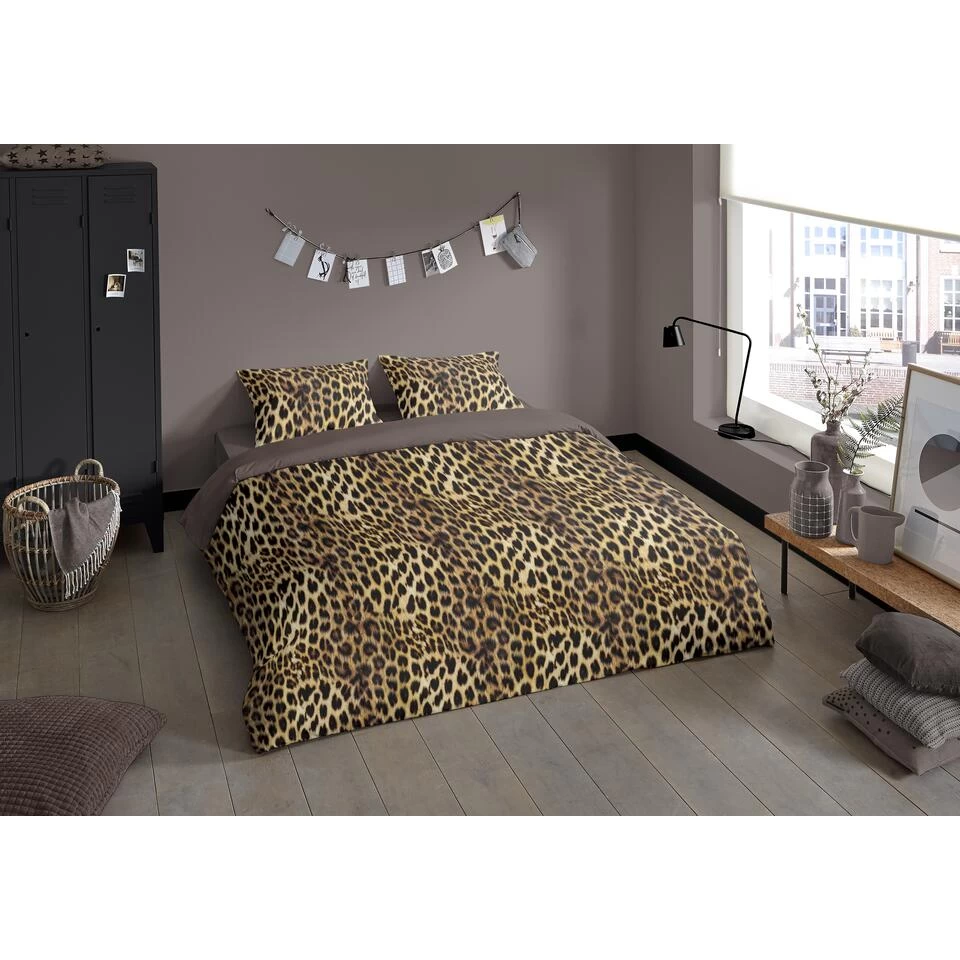 Pure Dekbedovertrek "Soft" - Bruin - (200x220 Cm) 2 Pure Dekbedovertrek "Soft" - Bruin - (200x220 Cm) - Afbeelding 2