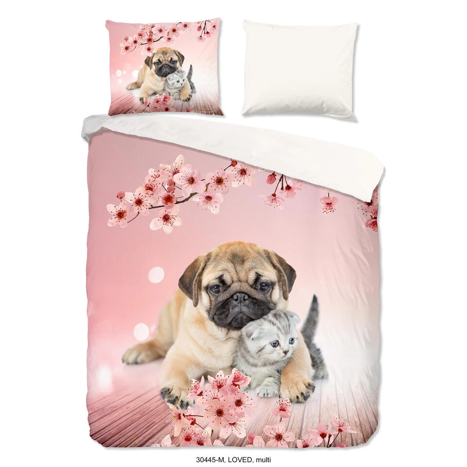 Pure Dekbedovertrek "Loved" - Multi - (240x220 Cm) 1 Pure Dekbedovertrek "Loved" - Multi - (240x220 Cm)