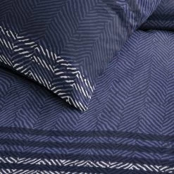 Cinderella Astor - Dekbedovertrek - Katoen - 140x200/220 Cm - Jeans Blue -Bedbekleding schommelt. 1000055028 0102