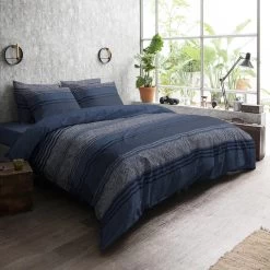 Cinderella Astor - Dekbedovertrek - Katoen - 140x200/220 Cm - Jeans Blue