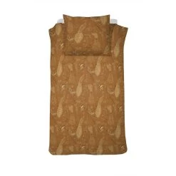 Damai Flamand - Dekbedovertrek - Satijn - 140x200/220 Cm - Gold Ocre