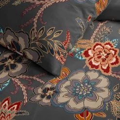 Cinderella Melanie - Dekbedovertrek - Katoen - 140x200/220 Cm - Anthracite -Bedbekleding schommelt. 1000055084 0102