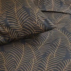 Damai Bellezza - Dekbedovertrek - Satijn - 260x200/220 Cm - Off Black -Bedbekleding schommelt. 1000055099 0103