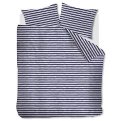 Ariadne At Home Dekbedovertrek Knit Stripes Blue-2-persoons (200 X 200/220 Cm)