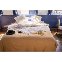 Dindi Home - Dekbedovertrek Wild Waves - 240x220 Cm - Zand -Bedbekleding schommelt. 1000057389 0103