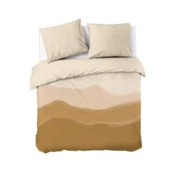 Dindi Home - Dekbedovertrek Wild Waves - 240x220 Cm - Zand