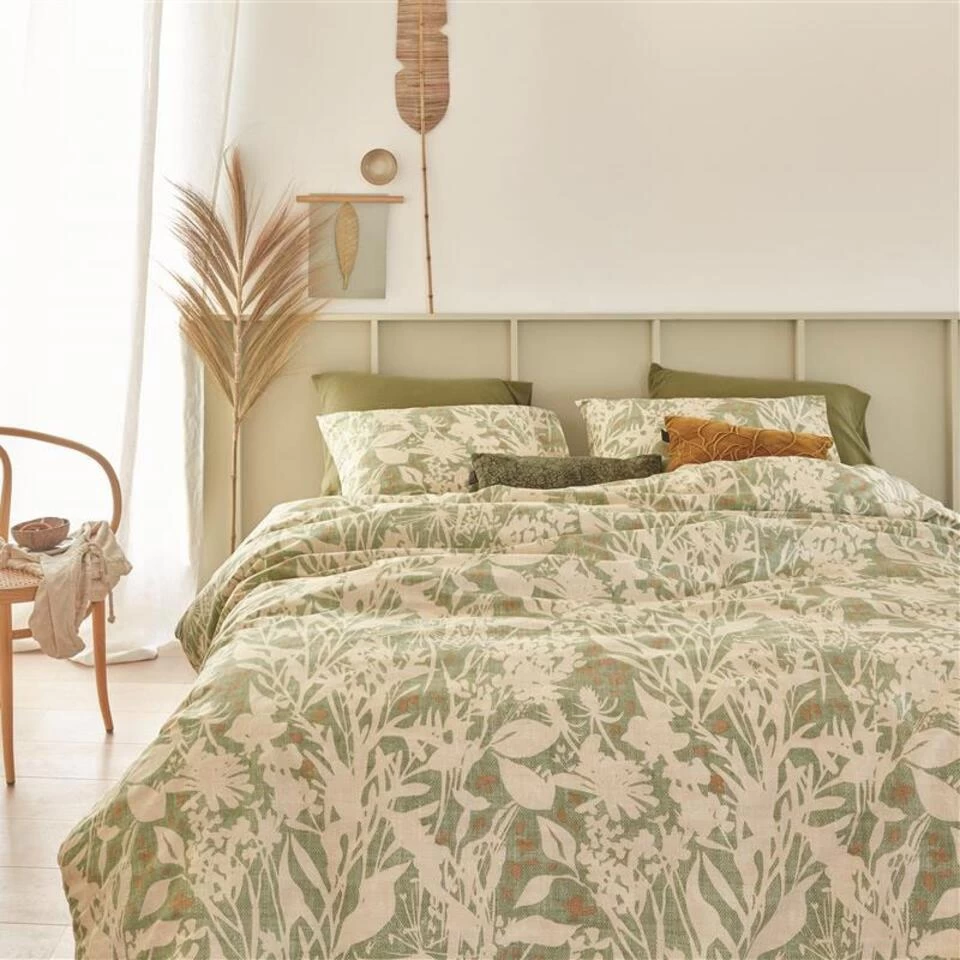 Ariadne At Home Dekbedovertrek Botanical Green-Lits-jumeaux (240 X 200/220 Cm) 3 Ariadne At Home Dekbedovertrek Botanical Green-Lits-jumeaux (240 X 200/220 Cm) - Afbeelding 3
