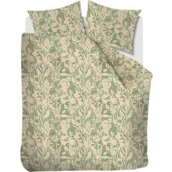 Ariadne At Home Dekbedovertrek Botanical Green-Lits-jumeaux (240 X 200/220 Cm)