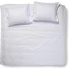 Dekbedovertrek Damai Linea White Satijn-240x200/220