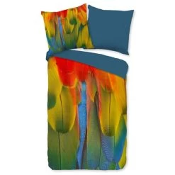 Pure Dekbedovertrek "Rainbow Feathers" - Multi - (200x220 Cm) 6 Pure Dekbedovertrek "Rainbow Feathers" - Multi - (200x220 Cm) -Bedbekleding schommelt. 1000060512 0102