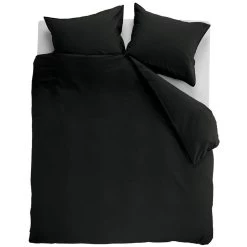 Ambiante Dekbedovertrek Uni Cotton Black-1-persoons (140 X 200/220 Cm)