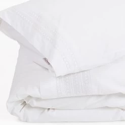 Town & Country Dekbedovertrek Camilla Wit-Lits-jumeaux (240 X 200/220 Cm) -Bedbekleding schommelt. 1000061611 0103