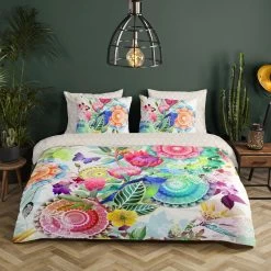 HIP Dekbedovertrek "Chess" - Multi - (140x220 Cm) -Bedbekleding schommelt. 1000061647 0102