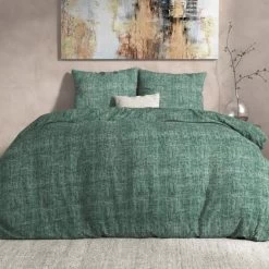 Sleeptime Flanel Dekbedovertrek Leo Green-Lits-jumeaux (240 X 200/220 Cm) -Bedbekleding schommelt. 1000061662 0102
